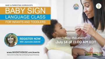 Baby Sign Language Class for Infants & Toddlers (July 14)